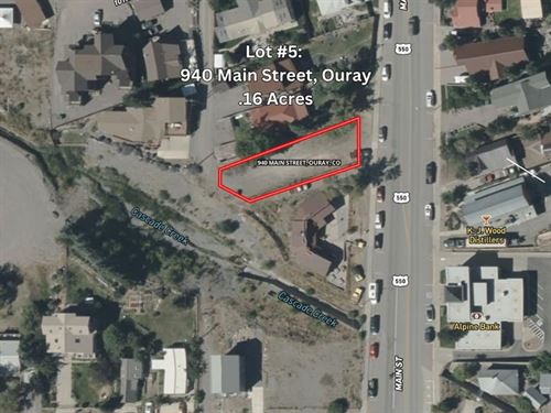 Ouray Main Street Building Lot, Au : Ouray : Colorado