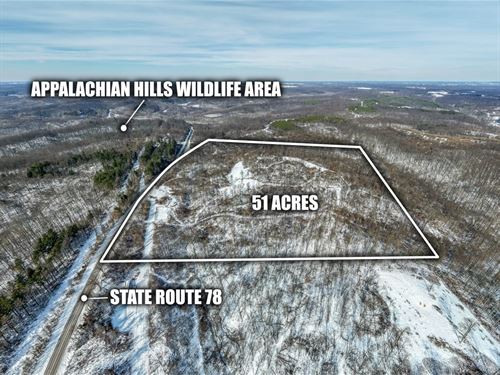 St Rt 78 Auction, 51 Acres : Reinersville : Morgan County : Ohio